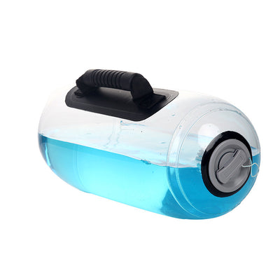 Transparent Cylindrical Water Dumbbell Fitness