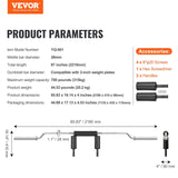 Safety Squat Bar, 700 LBS Fitness Squat  Bar, Safety Squat Bar Attachment With Shoulder And Arm Pads, 28mm Diameter Weight Bar, Ideal For Front Squats, Lunges, Rehab, Physical Therapy