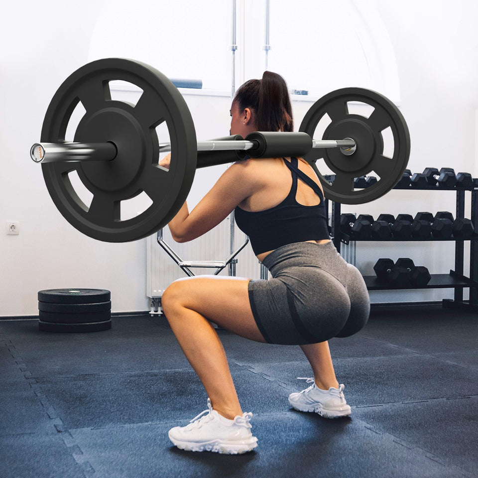 Safety Squat Bar, 700 LBS Fitness Squat  Bar, Safety Squat Bar Attachment With Shoulder And Arm Pads, 28mm Diameter Weight Bar, Ideal For Front Squats, Lunges, Rehab, Physical Therapy