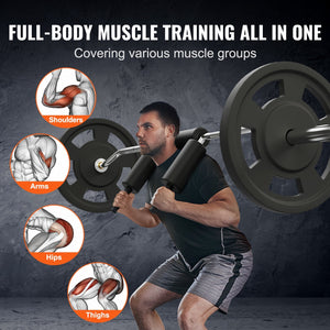 Safety Squat Bar, 700 LBS Fitness Squat  Bar, Safety Squat Bar Attachment With Shoulder And Arm Pads, 28mm Diameter Weight Bar, Ideal For Front Squats, Lunges, Rehab, Physical Therapy