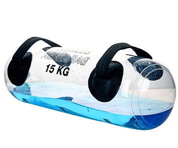 Transparent Cylindrical Water Dumbbell Fitness
